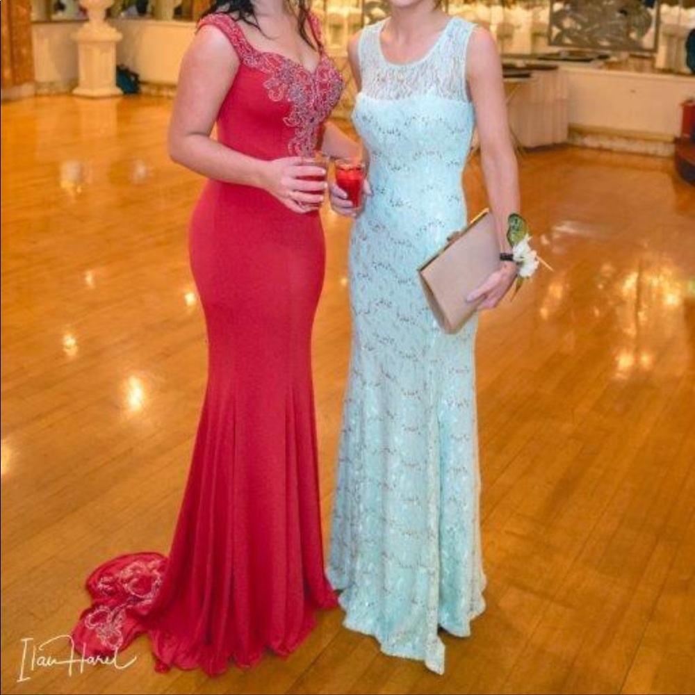 Jovani Beaded Gown